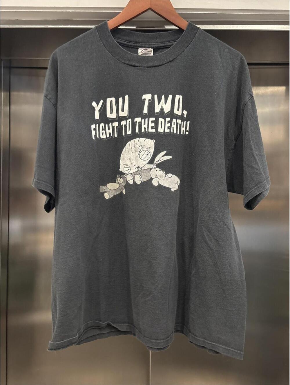 Vintage Family Guy Stewie Griffin U Both Fight To The Death Shirt